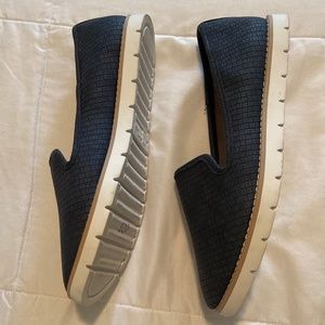 Brand New White Mountain- navy blue slip on shoes